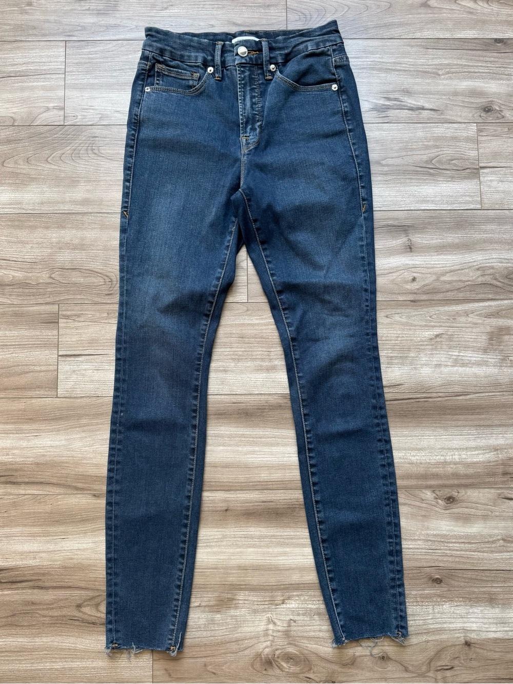 Good American Jeans Denim Pants Good Legs Size 4/27 Color Blue469